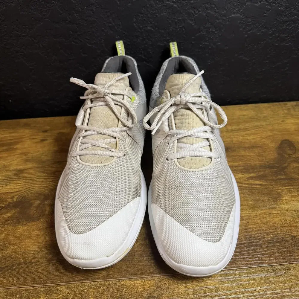 FootJoy Flex 56101 Grey White Synthetic Mesh Golf Shoes Mens‎ 10.5 M